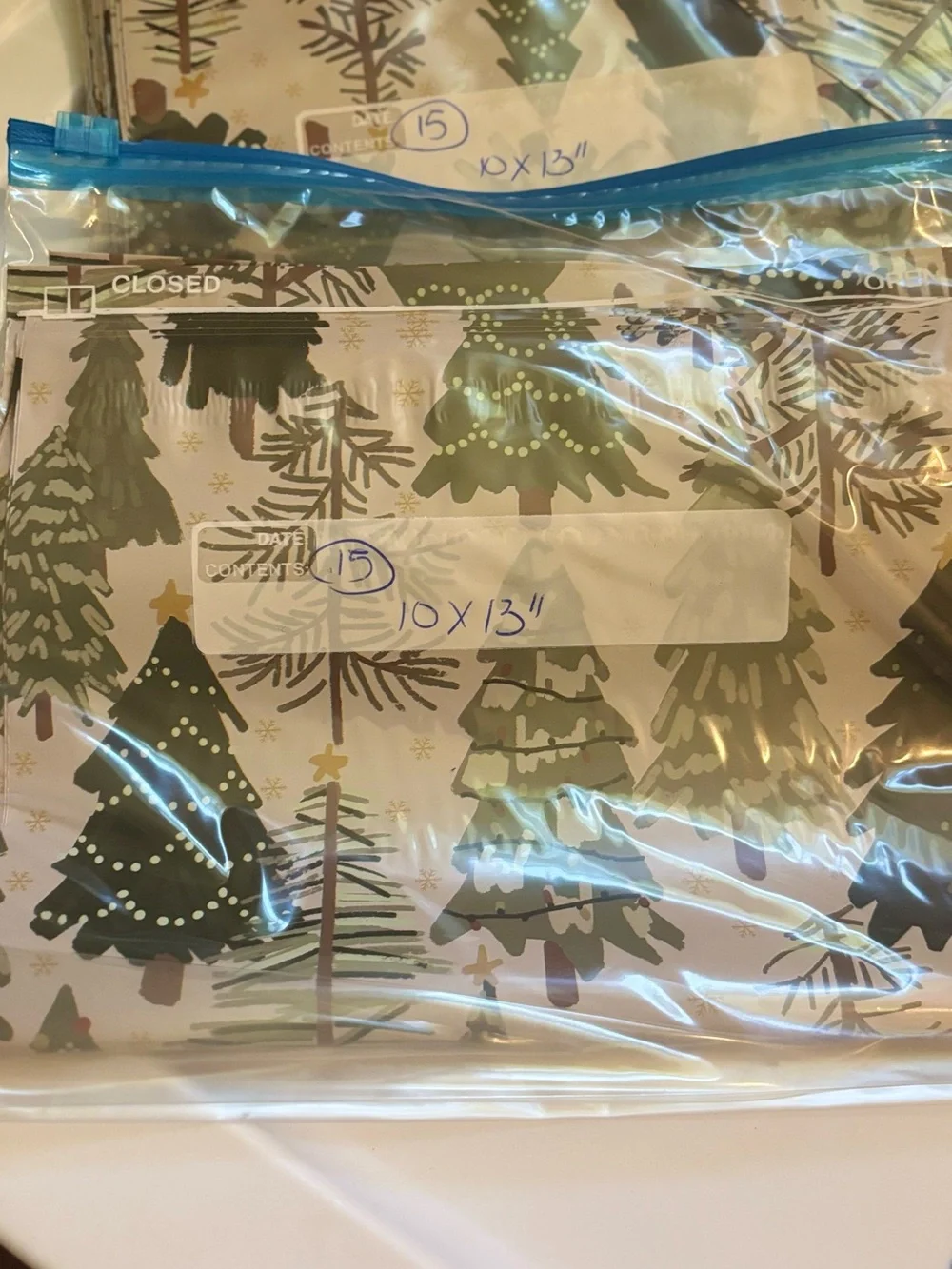 Holiday Polymailers with Trees